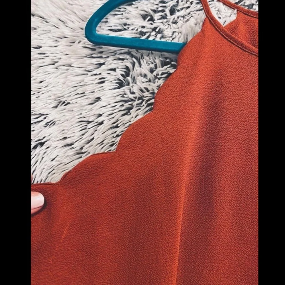 Rust blouse - Picture 2 of 2